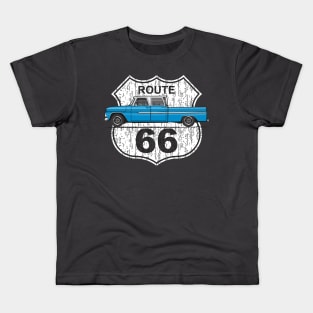 blue route 66 Kids T-Shirt